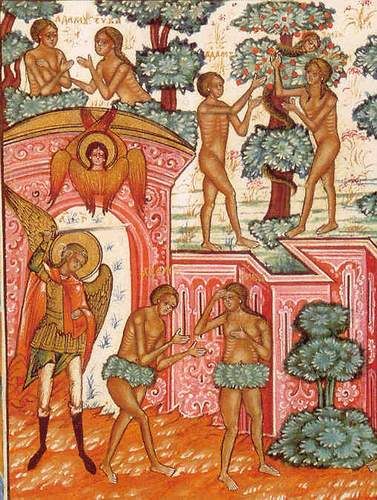 377x500 Icon Of The Banishment Of Adam And Eve From The Garden Of Eden