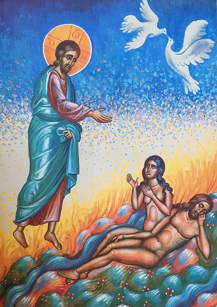 725x1024 The Creation Of Adam Eve