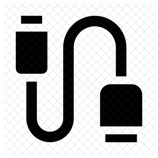 512x512 Cable Adapter Icon Of Glyph Style