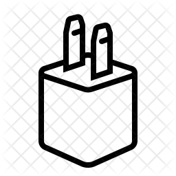 256x256 Power Adapter Icon Of Line Style