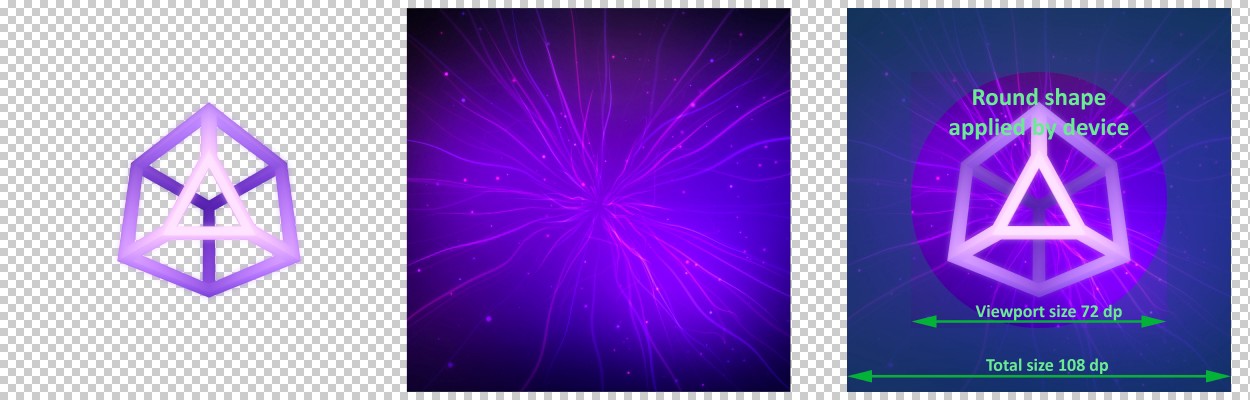 1250x400 Adaptive Icon For Android With Old Unity