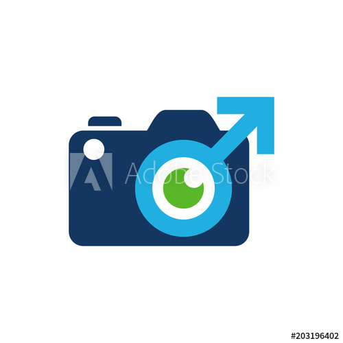 500x500 Camera Man Logo Icon Design