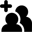 128x128 Add Friend Icons Free Download