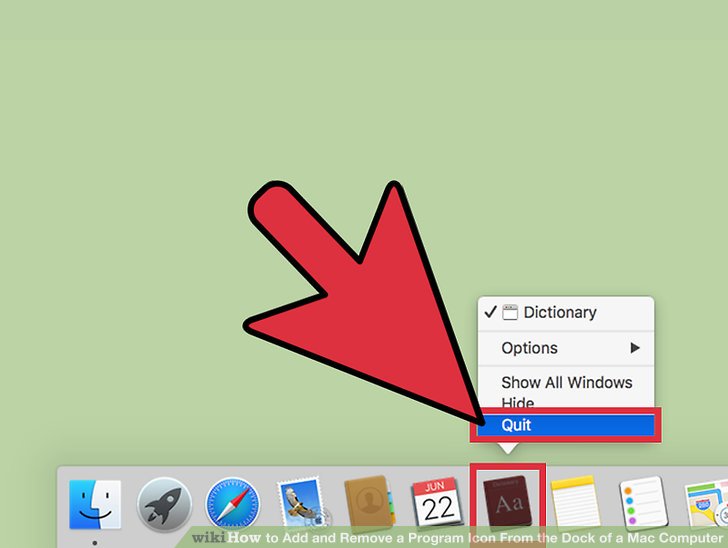 728x548 Ways To Add And Remove A Program Icon From The Dock Of A Mac