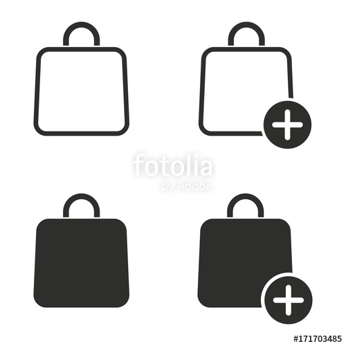 500x500 Add Item Icon Set Stock Image And Royalty Free Vector
