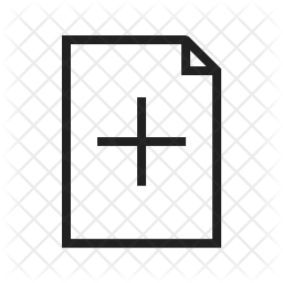 256x256 Add Note Icon Of Line Style