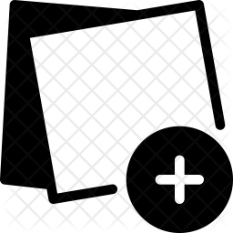 256x256 Add Notes Icon Of Glyph Style