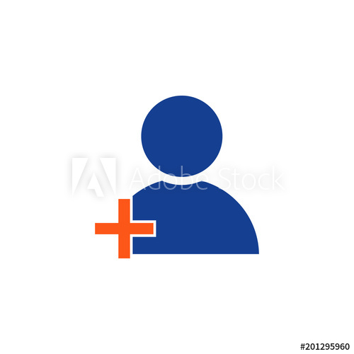 500x500 Add People Icon Design