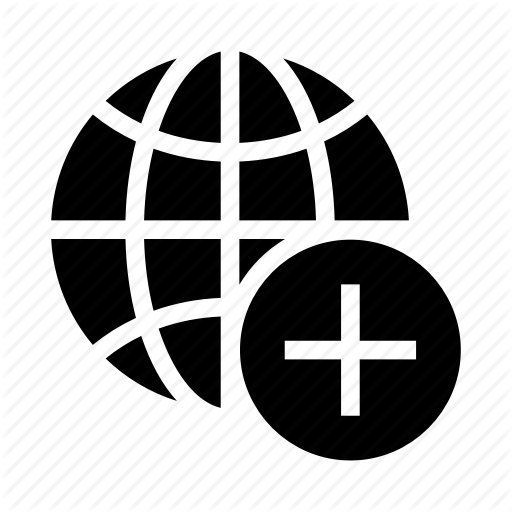 512x512 Add, Earth, Global, Plus, World Icon