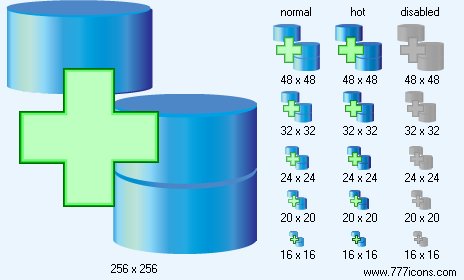 464x280 Add Record Icon Database Software Icons