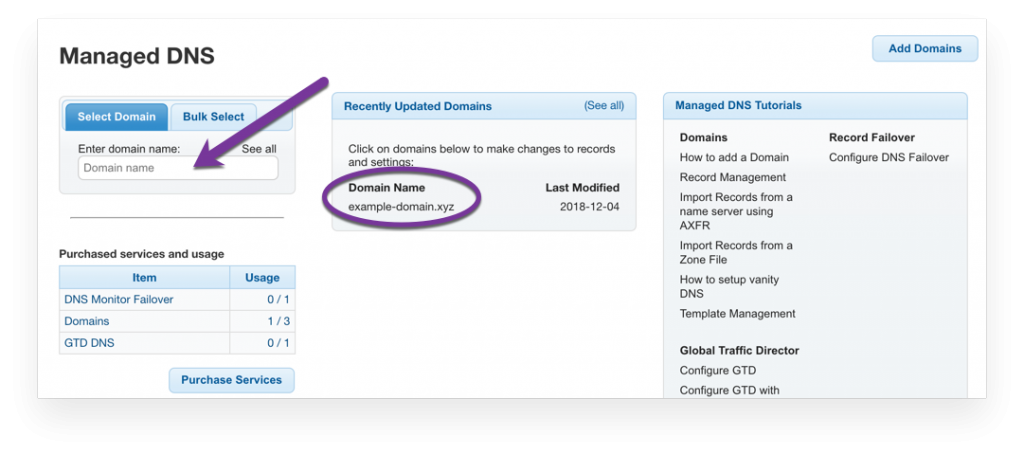 1024x455 A Record Dns Made Easy Tutorials