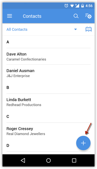 378x658 Create Records Using Android