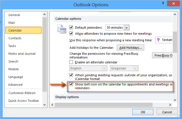 How To Show Reminder Icon For Calendar Items In Outlook 631x415 How To Show Reminder Icon For Calendar Items In Outlook