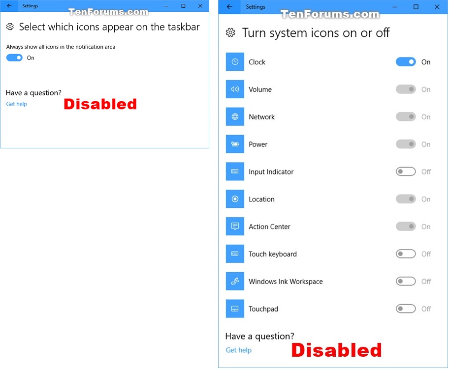912x751 Add Or Remove Notification Area On Taskbar In Windows Tutorials