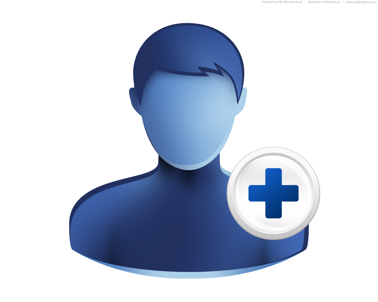 1280x1024 Universal Blue Web User Icon Psdgraphics