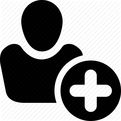 512x512 Add User, Addition, Plus, Positive, User Icon