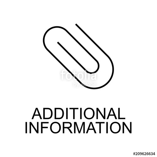500x500 Additional Information Line Icon Element Of Human Resources Signs