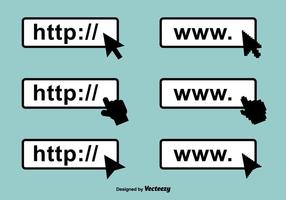 286x200 Web Address Bar Vector