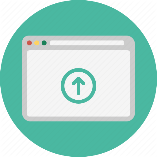 512x512 Address Bar, Browser, Internet, Program, Tab, Upload, Window Icon