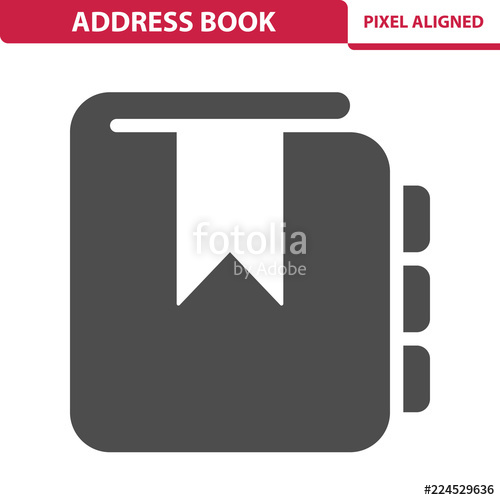 500x500 Address Book Icon Stock Image And Royalty Free Vector