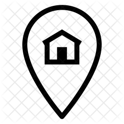 256x256 Home Address Icon Of Line Style