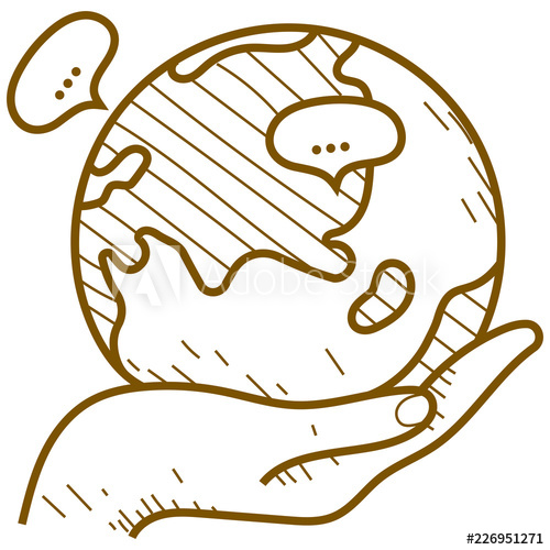 500x500 Icon Address For Design Resume In Pencil Drawing Style