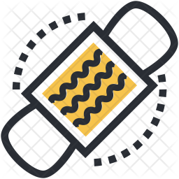 256x256 Adhesive Icon Of Colored Outline Style