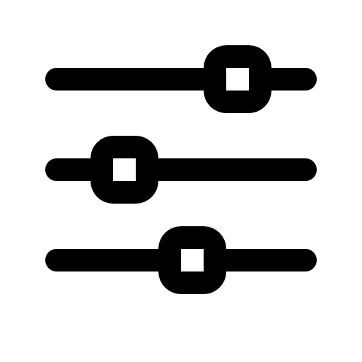 512x512 Levels Adjustment Free Vector Icons Designed