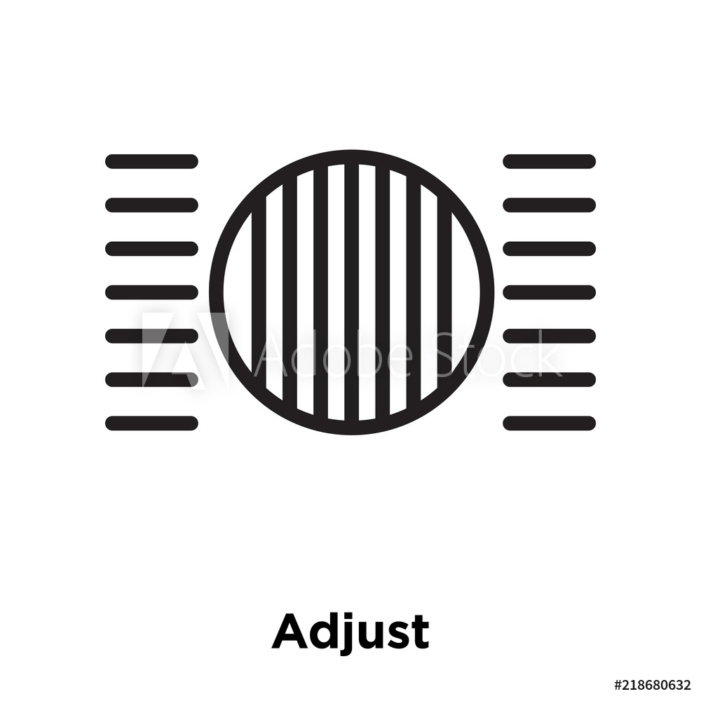 1000x1000 Photo Art Print Adjust Icon Vector Isolated On White Background