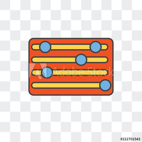 500x500 Adjust Icon Isolated On Transparent Background Modern