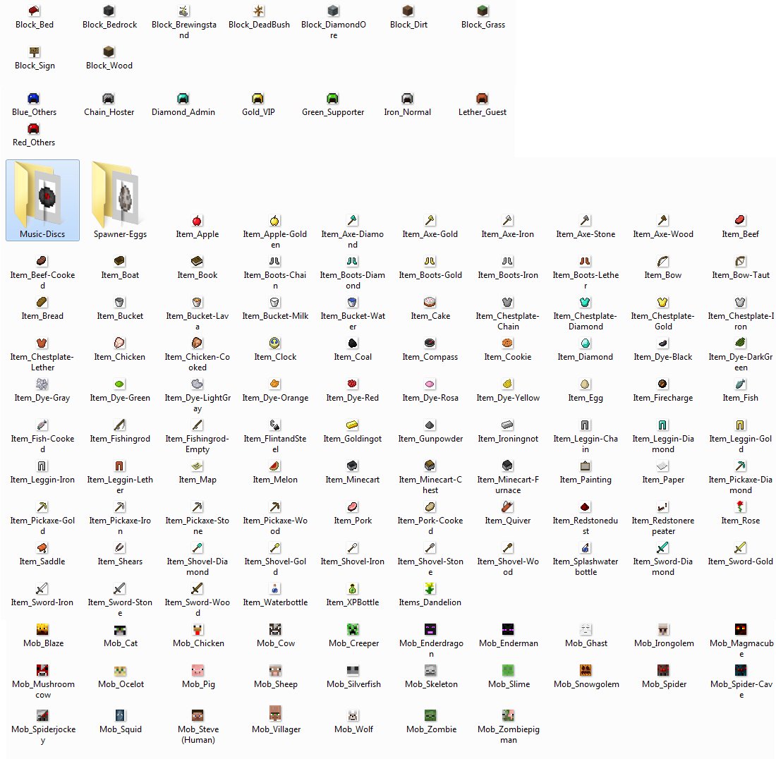 1100x1076 Ts Skin Huge Minecraft Icon Pack