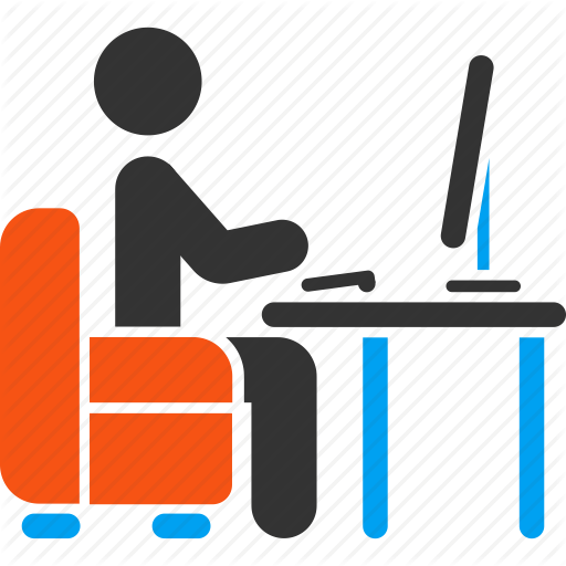 512x512 Administrator, Armchair, Blogger, Boss, Coder, Desk, Office Icon