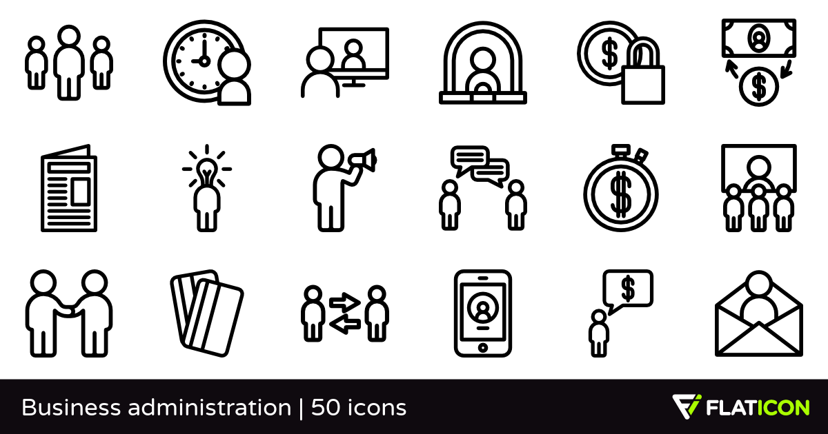 1200x630 Business Administration Premium Icons