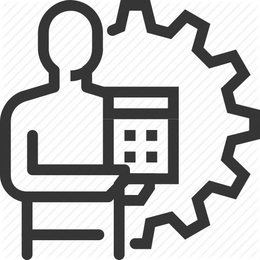 512x512 Accountant, Administration, Calculator, Finance, Gear, Paperwork