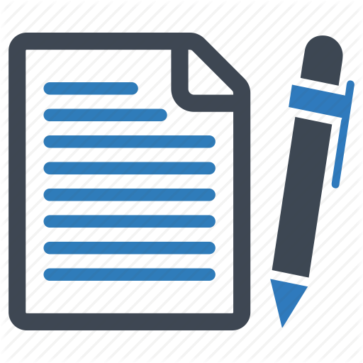 512x512 Admission Form, Contract, Document, School Test Icon
