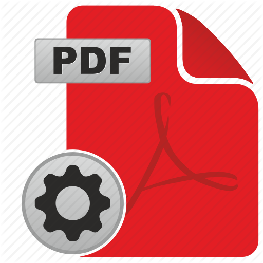 512x512 Acrobat, Adobe, Api, Gear, Options, Pdf, Settings Icon