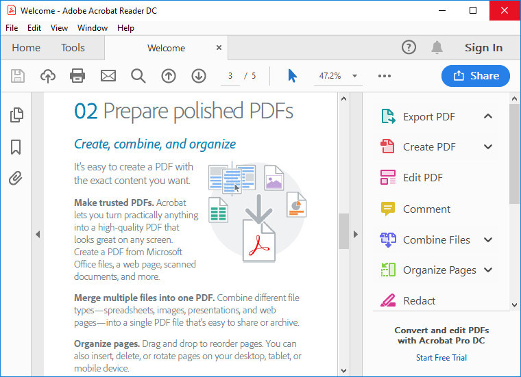 Adobe Acrobat Reader Dc 760x551 Adobe Acrobat Reader Dc