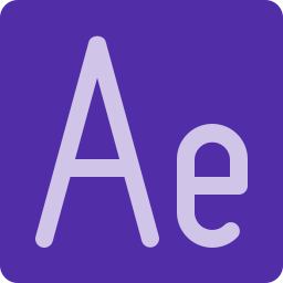 256x256 Adobe After Effects Logo Icon Of Flat Style