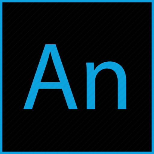 512x512 Adobe, An, Animate, Animation Icon