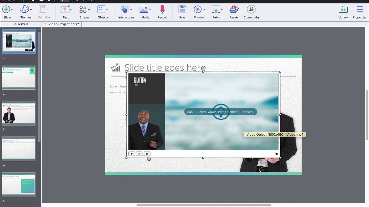 1280x720 Importing And Managing Video With Adobe Captivate