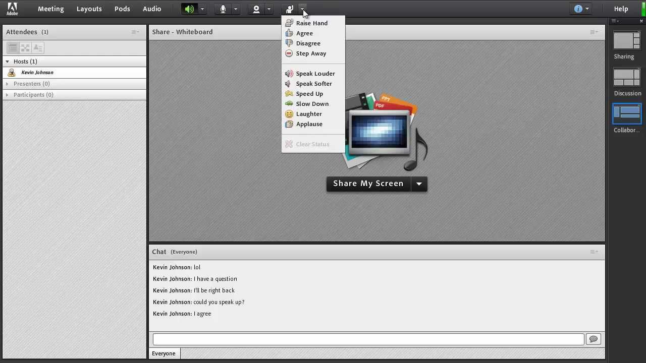 1280x720 Adobe Connect Tutorial Using Status Icons