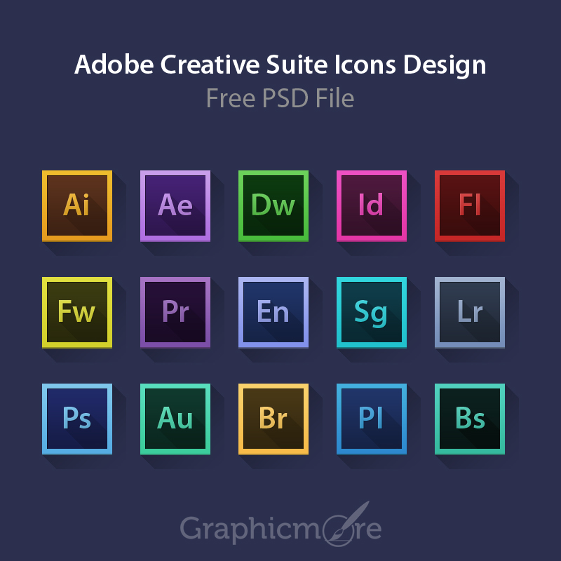 800x800 Adobe Creative Suite Icons Design Free Download