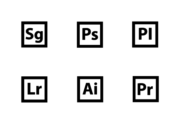 588x406 Adobe Creative Suite Icons
