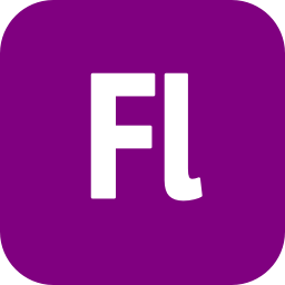 256x256 Free Purple Adobe Flash Icon