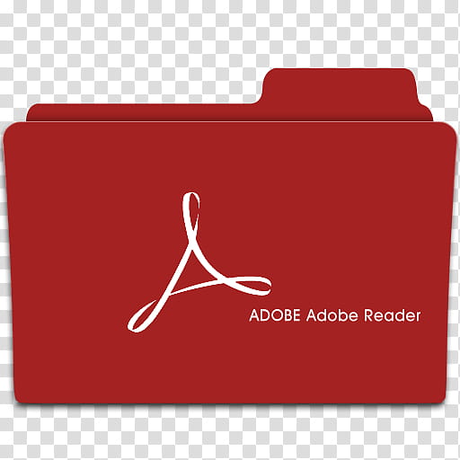 512x512 Adobe Program Red Adobe Adobe Reader Folder Icon Transparent