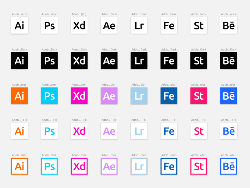 Adobe Product Icons In Sketch Sketch Freebie 800x600 Adobe Product Icons In Sketch Sketch Freebie
