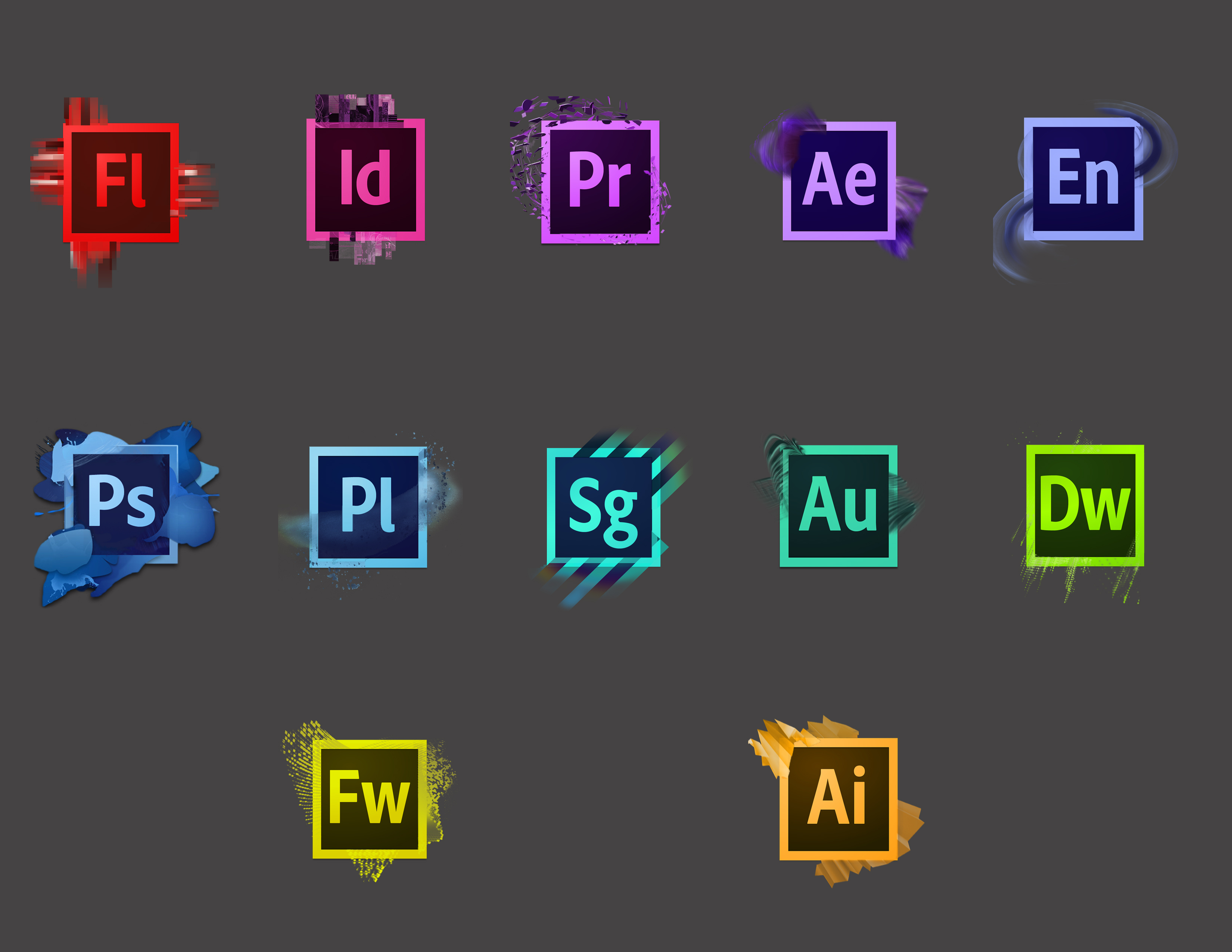 Adobe Suite Icon 3300x2550 Adobe Suite Icon