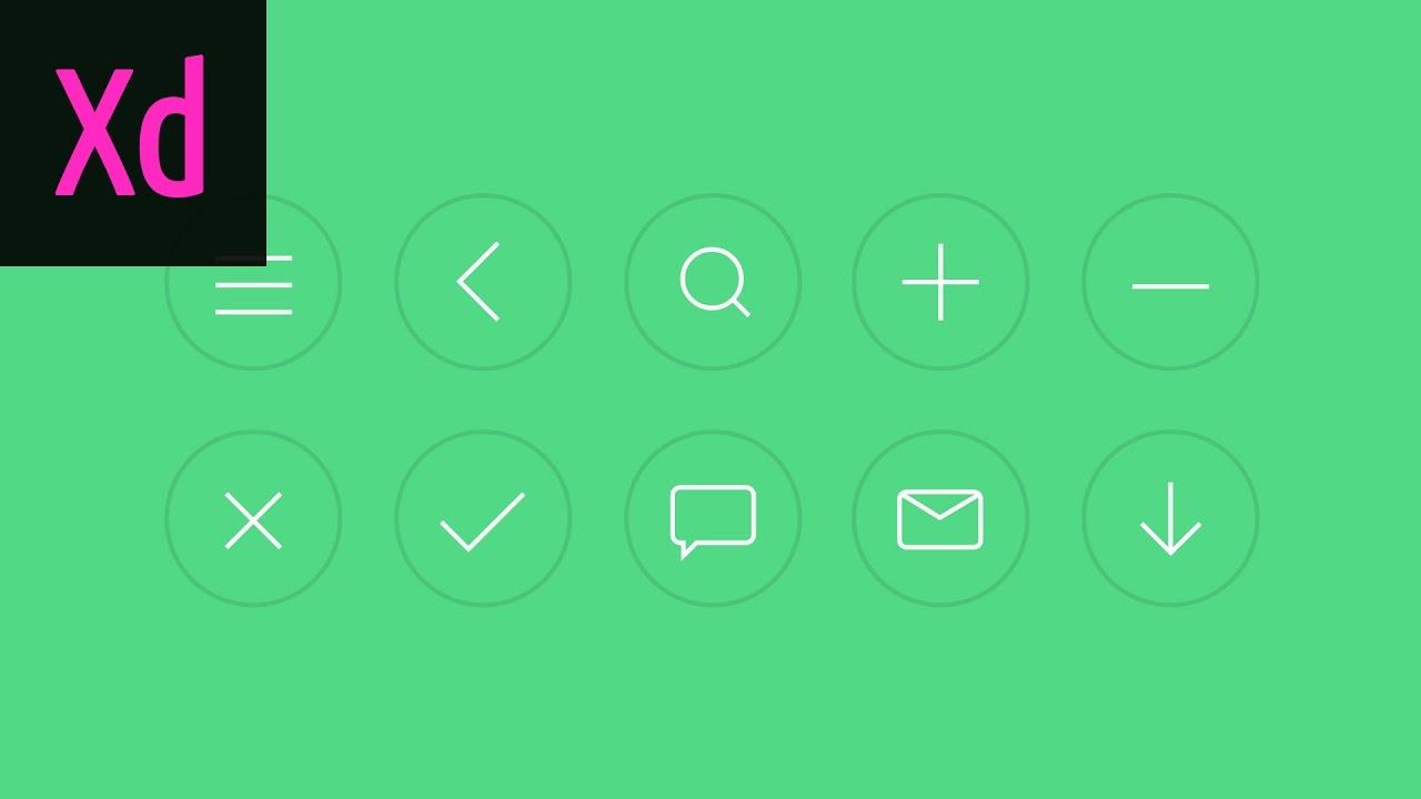 1280x720 Design Icons Adobe Xd Tutorial