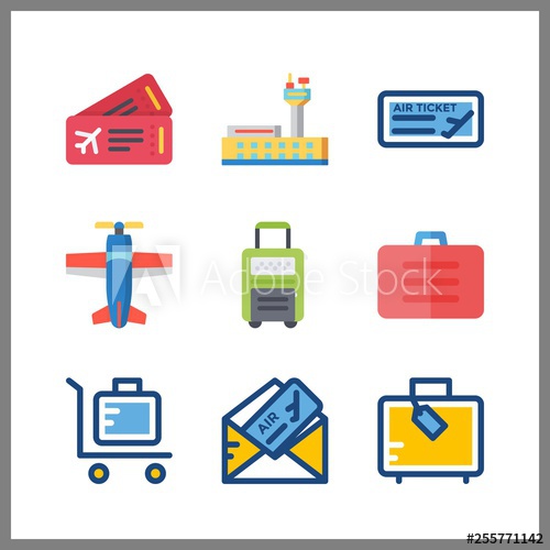 500x500 Departure Icon Vector Illustration Departure Set Plane