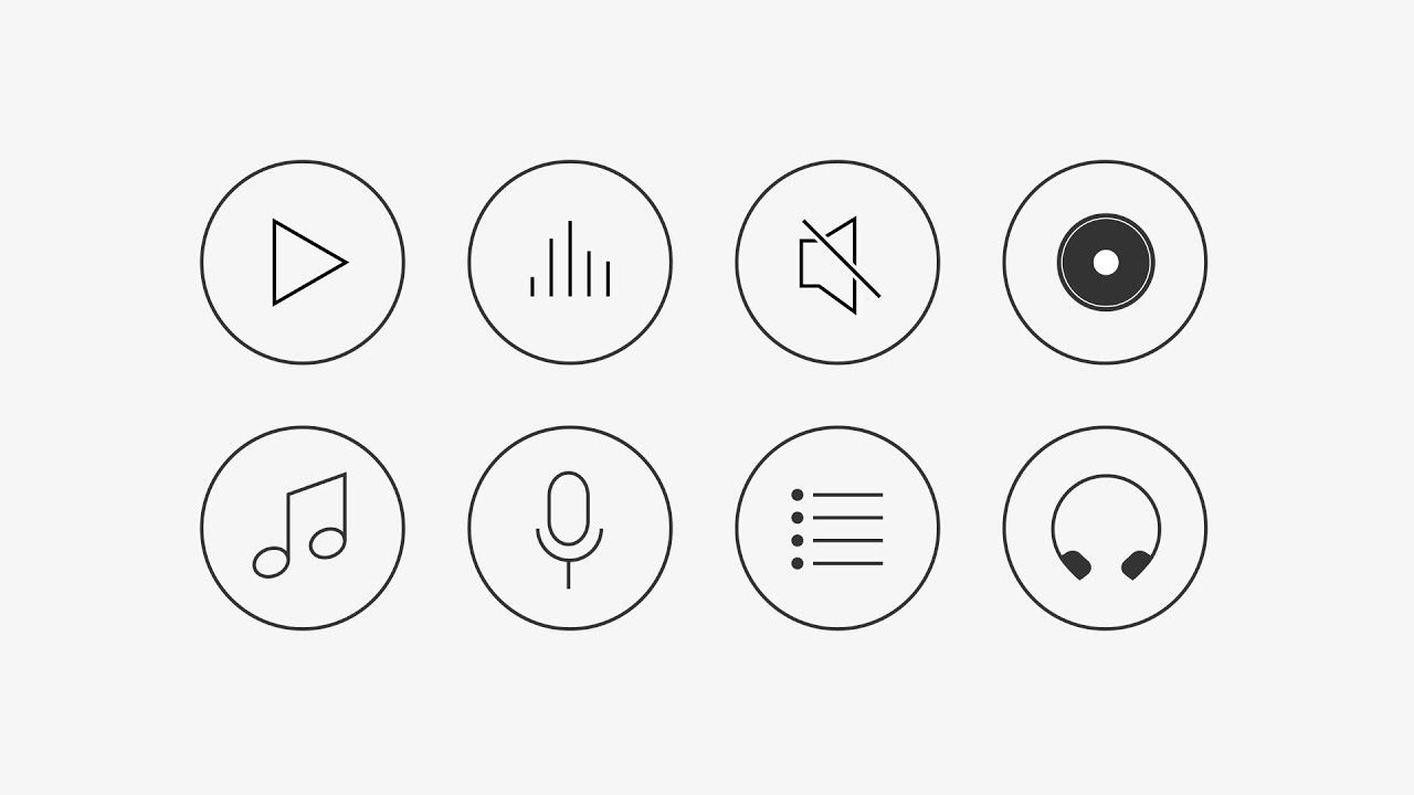 1280x720 Learn How To Draw Vector Music Icons In Adobe Illustrator